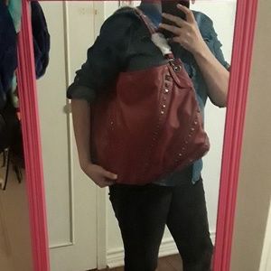 Shoedazzle Dark red purse